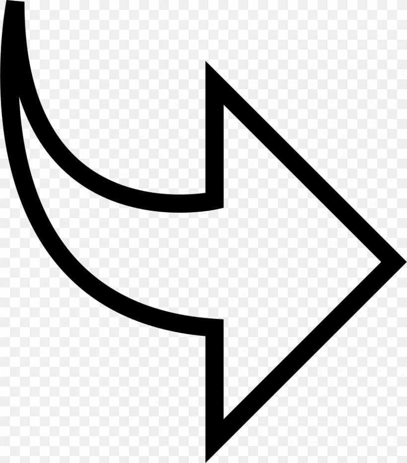 Arrow Clip Art Vector Graphics Symbol, PNG, 860x980px, Symbol, Area, Black, Black And White, Line Art Download Free