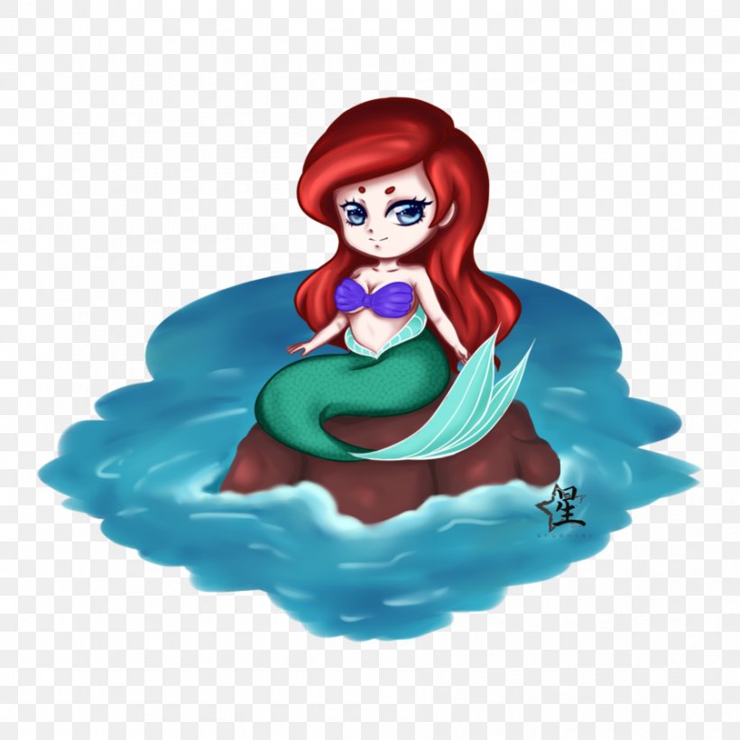 Mermaid Illustration Marine Mammal Figurine Microsoft Azure, PNG, 894x894px, Mermaid, Animated Cartoon, Art, Fictional Character, Figurine Download Free