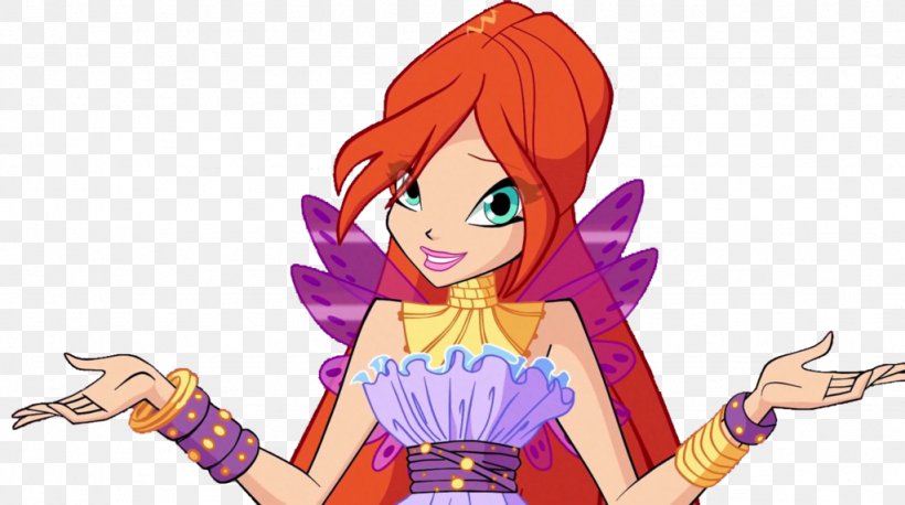 Bloom Stella The Trix Winx Club, PNG, 1024x573px, Watercolor, Cartoon, Flower, Frame, Heart Download Free