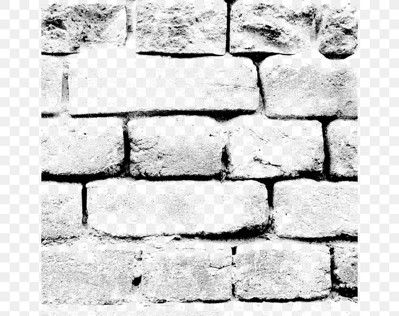 Brick Stone Wall Brush, PNG, 650x650px, Brick, Black And White, Brickwork, Brush, Brushes Photoshop Download Free
