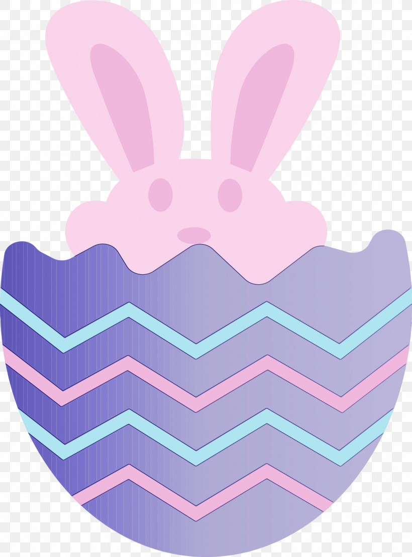 Easter Bunny, PNG, 2218x3000px, Bunny In Egg, Easter Bunny, Happy Easter Day, Magenta, Paint Download Free