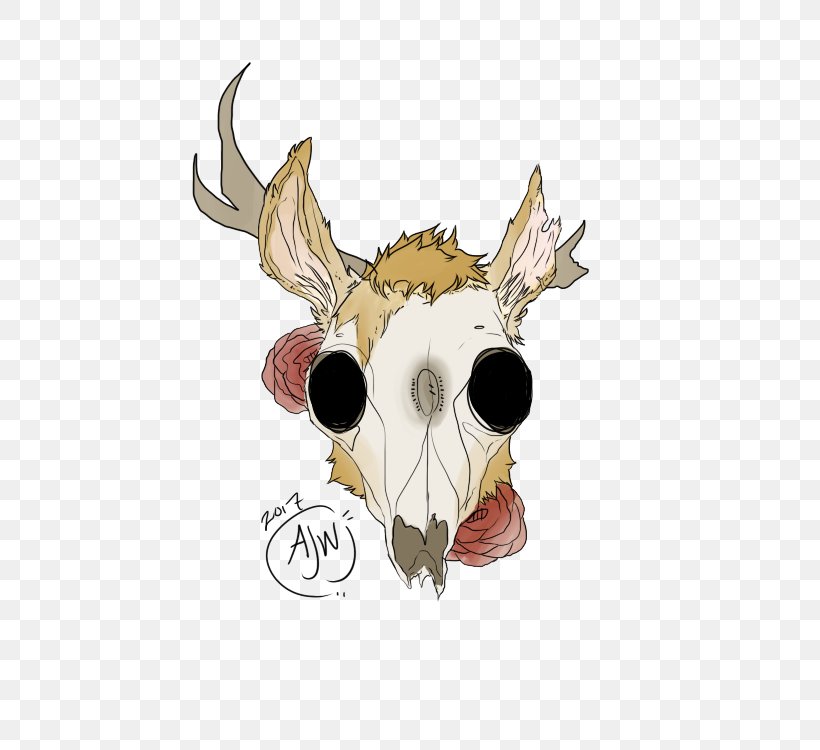 Reindeer Skull Cartoon, PNG, 750x750px, Reindeer, Antler, Bone, Cartoon, Deer Download Free