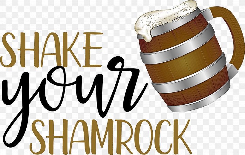 Saint Patrick Patricks Day Shake Your Shamrock, PNG, 3479x2207px, Saint Patrick, Coffee, Coffee Cup, Cup, Meter Download Free