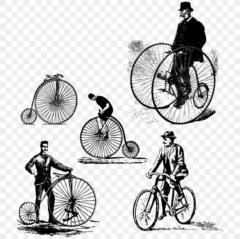 Bicycle Antique Vintage Clothing Clip Art, PNG, 1181x1181px, Bicycle, Antique, Bicycle Accessory, Bicycle Drivetrain Part, Bicycle Frame Download Free