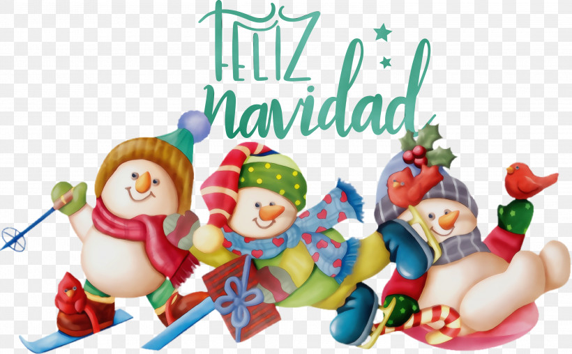 Christmas Day, PNG, 3000x1860px, Feliz Navidad, Cartoon, Christmas Day, Festival, Holiday Download Free