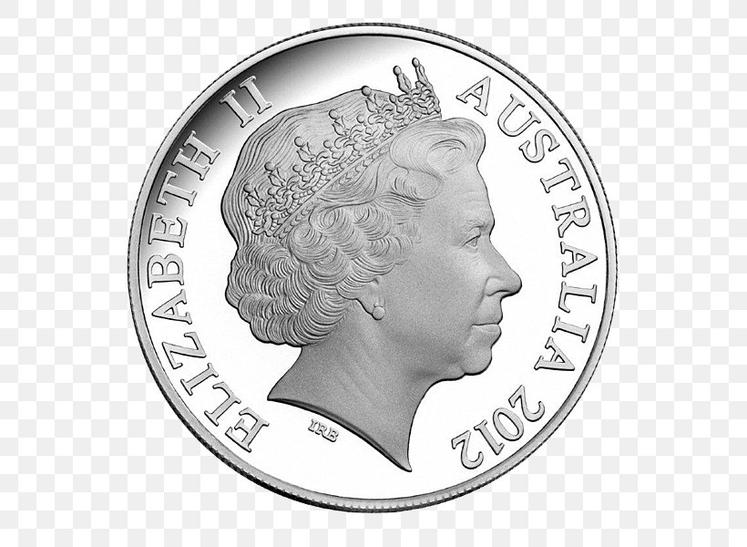 Gold Coin Royal Australian Mint Silver, PNG, 600x600px, Coin, Australia, Australian One Dollar Coin, Black And White, Chervonets Download Free