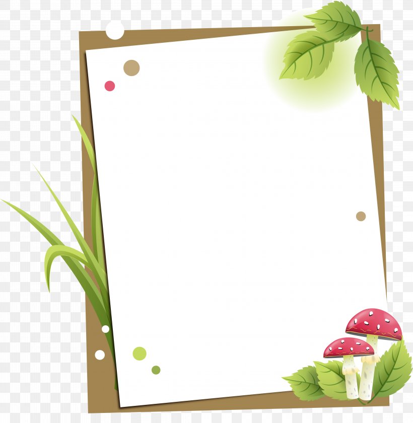 Powerpoint Frame, PNG, 4463x4573px, Picture Frames, Drawing, Flower, Grass, Leaf Download Free