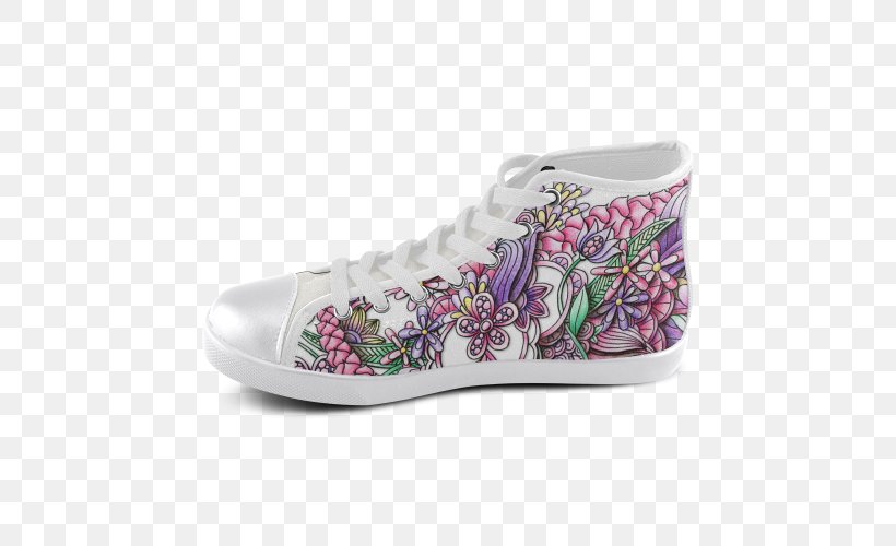 Sneakers Shoe Converse Drawing Flower, PNG, 500x500px, Sneakers, Air Jordan, Boot, Canvas, Converse Download Free