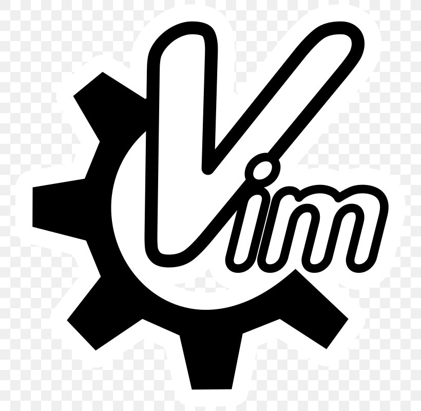Clip Art Vim Text Editor Image, PNG, 800x800px, Vim, Area, Black And White, Brand, Computer Software Download Free