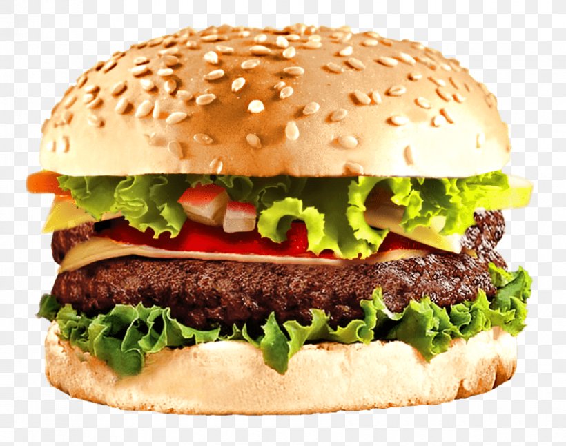 Hamburger Cheeseburger Fast Food Veggie Burger, PNG, 850x670px, Hamburger, American Food, Big Mac, Breakfast Sandwich, Buffalo Burger Download Free