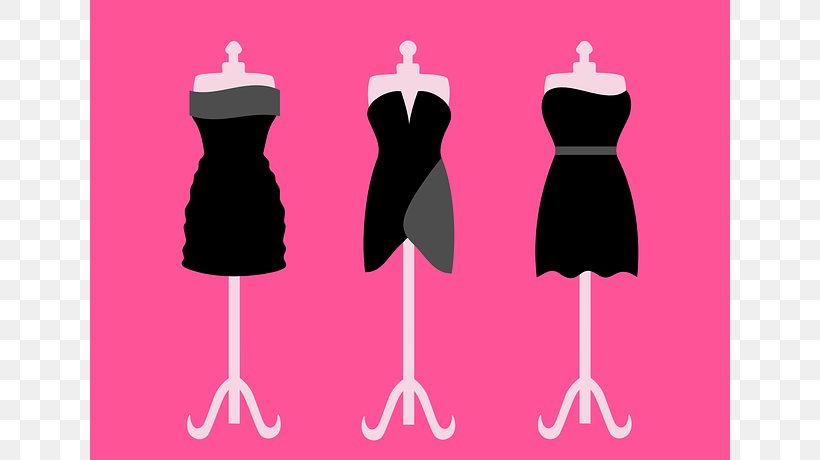 Little Black Dress Formal Wear Clothing Clip Art, PNG, 640x460px, Dress ...
