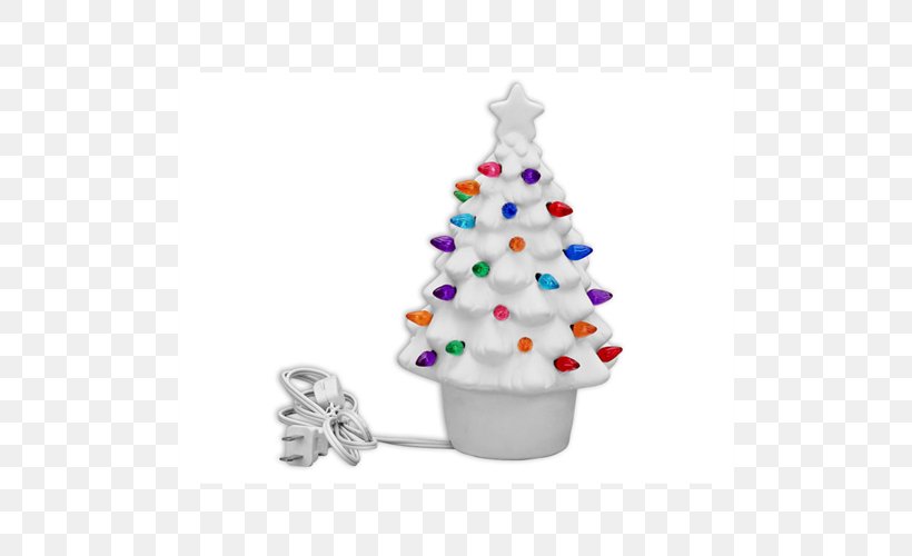 Christmas Tree Ceramic Pottery Bisque Porcelain Tinsel, PNG, 500x500px, Christmas Tree, Art, Artificial Christmas Tree, Bisque Porcelain, Ceramic Download Free