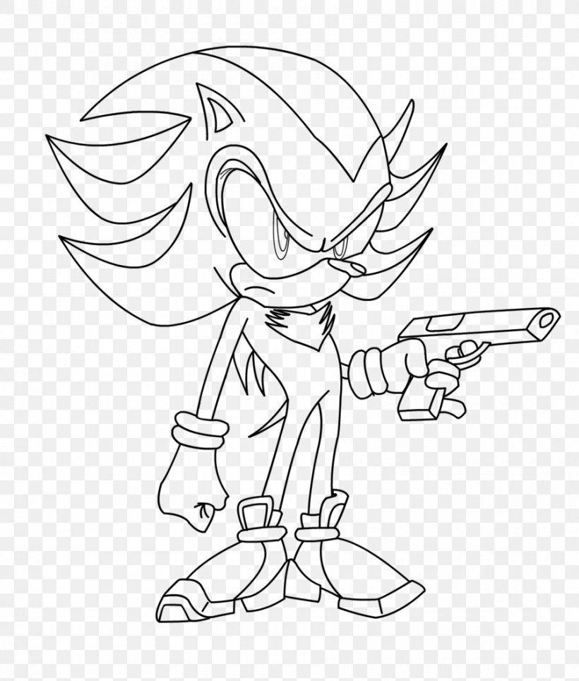Shadow The Hedgehog Sonic Generations Knuckles The Echidna Sonic The Hedgehog Metal Sonic, PNG, 900x1059px, Shadow The Hedgehog, Arm, Artwork, Black, Black And White Download Free