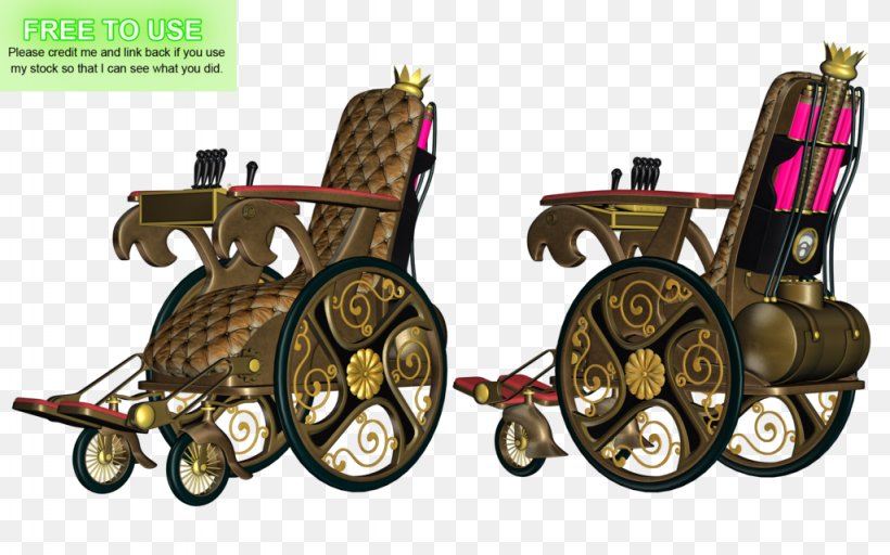 Steampunk Wheelchair Clip Art, PNG, 1024x640px, Steampunk, Brass, Carriage, Chariot, Disability Download Free