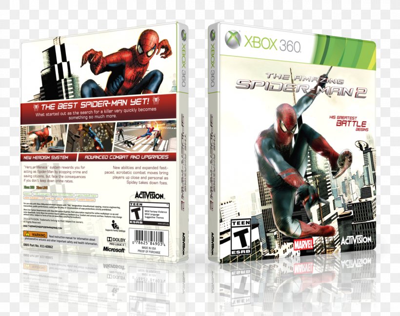 Xbox 360 The Amazing Spider-Man 2, PNG, 1360x1076px, Xbox 360, Advertising, Amazing Spiderman, Amazing Spiderman 2, Brand Download Free