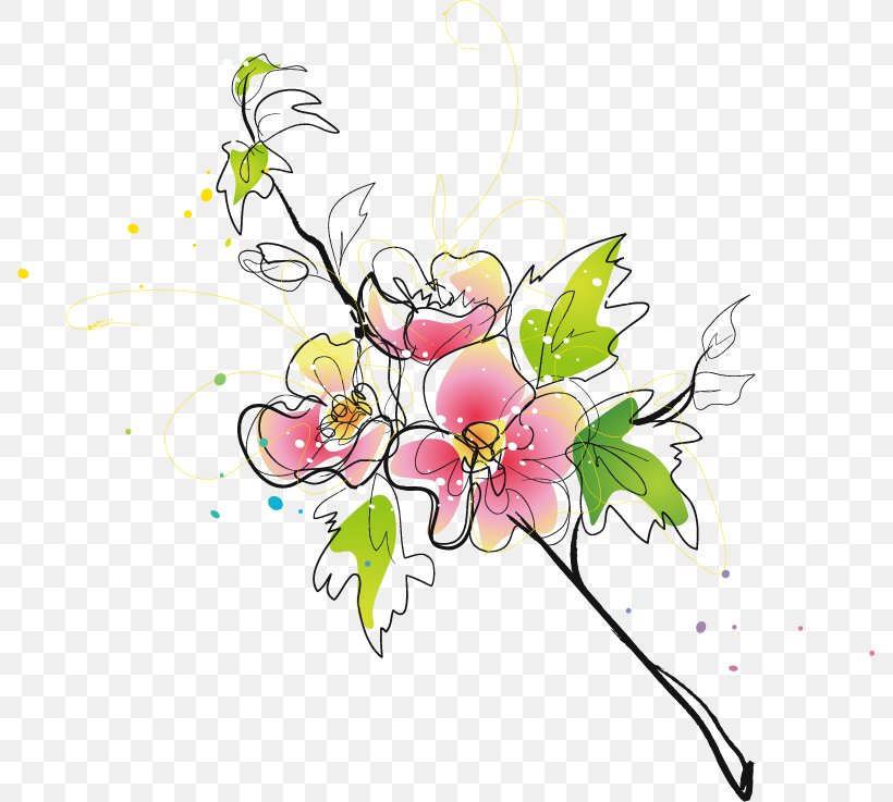 Floral Design Peach Blossom, PNG, 787x737px, Floral Design, Art, Blossom, Branch, Cut Flowers Download Free