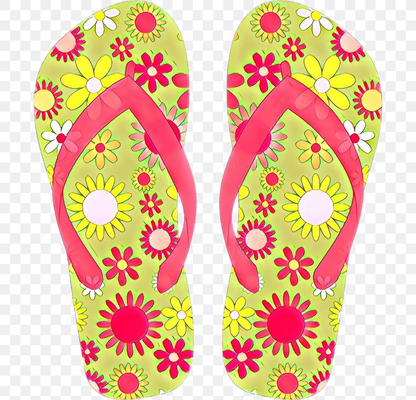 Flip-flops Footwear Pink Magenta Slipper, PNG, 688x788px, Cartoon, Flipflops, Footwear, Magenta, Pink Download Free
