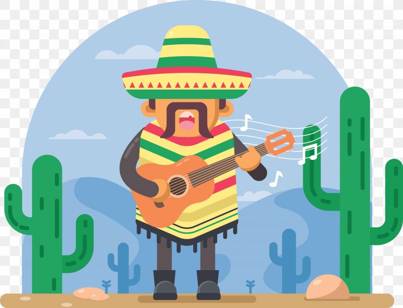 Mexico Mexican Cuisine Taco Illustration, PNG, 4190x3199px, Mexico, Area, Art, Fictional Character, Food Download Free