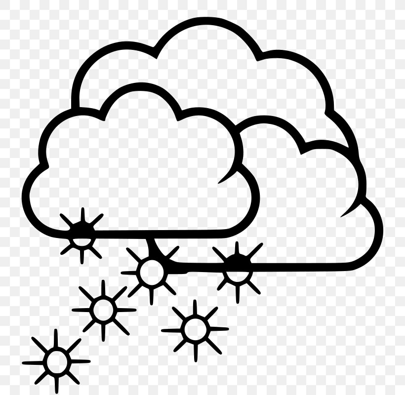 Snow Thunderstorm Clip Art, PNG, 800x800px, Snow, Area, Black, Black And White, Blizzard Download Free