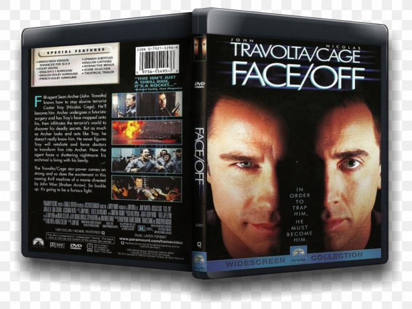 Face/Off Nicolas Cage Blu-ray Disc Paramount Pictures Film, PNG, 1023x768px, Faceoff, Bluray Disc, Cinema, Danny Masterson, Dvd Download Free