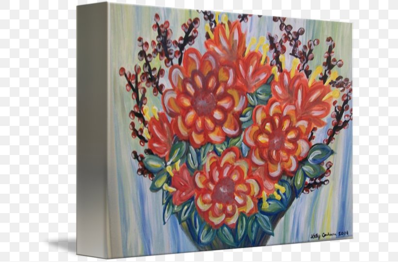 Floral Design Acrylic Paint Cut Flowers, PNG, 650x541px, Floral Design, Acrylic Paint, Acrylic Resin, Art, Artwork Download Free