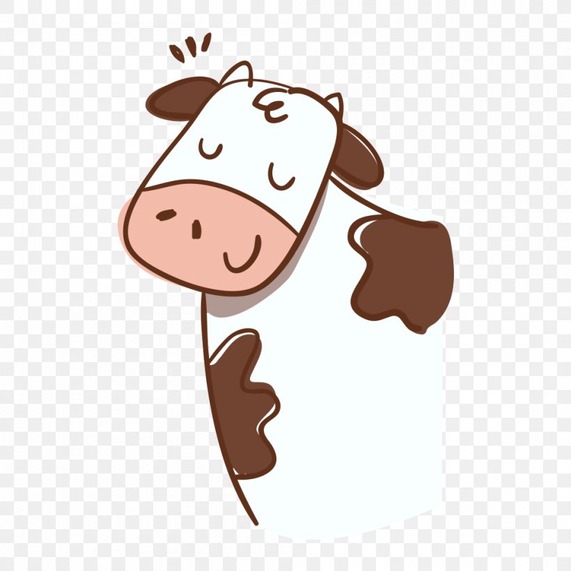 White Park Cattle Milk Dairy Cattle Ranch, PNG, 1000x1000px, Cattle, Blue Cow, Cartoon, Cattle Like Mammal, Clip Art Download Free