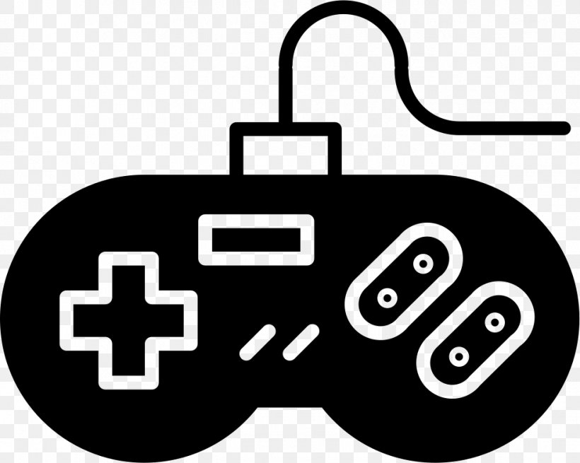 Black Joystick Game Controllers Video Game, PNG, 981x784px, Black, Area, Black And White, Brand, Game Download Free