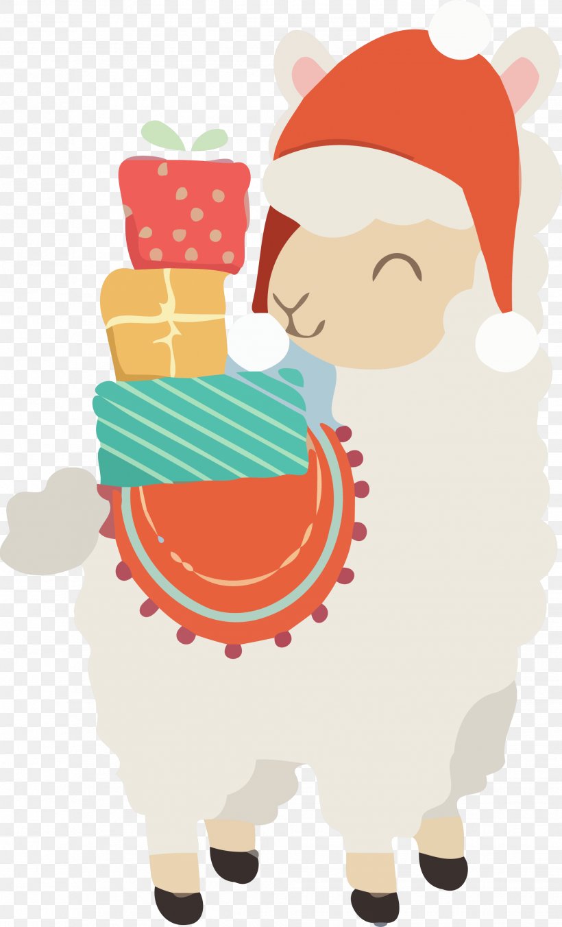 New Year Sheep Gift, PNG, 1961x3235px, New Year, Bake Sale, Cartoon, Christmas, Gift Download Free