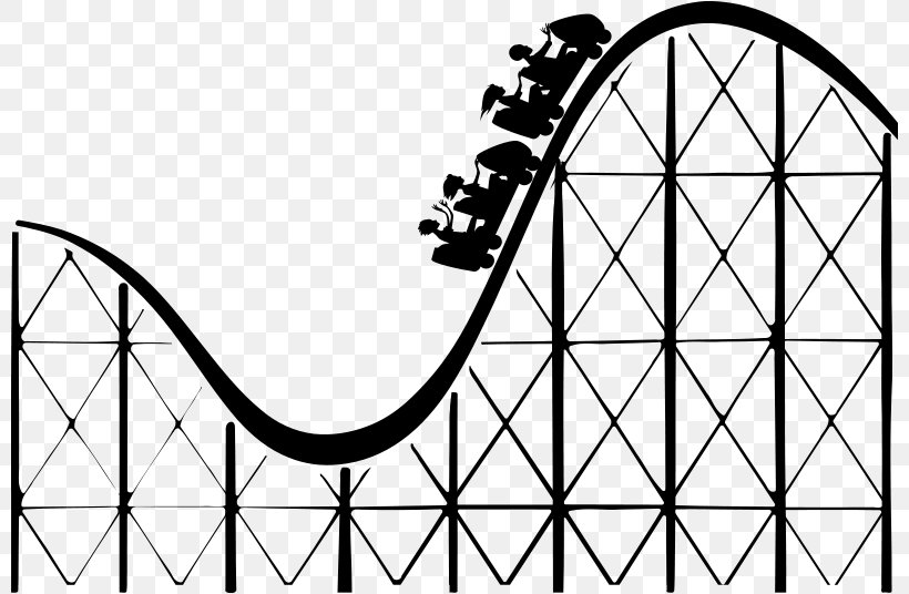 The Roller Coaster Free Content Clip Art, PNG, 800x536px, Roller Coaster, Animation, Area, Black And White, Blog Download Free