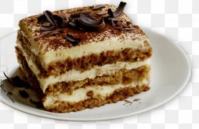 Cake - Tiramisu Italian Cuisine Ladyfinger Cream Layer Cake PNG