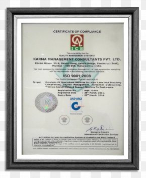 Business - ISO 9000 Business Industry Manufacturing Certification PNG