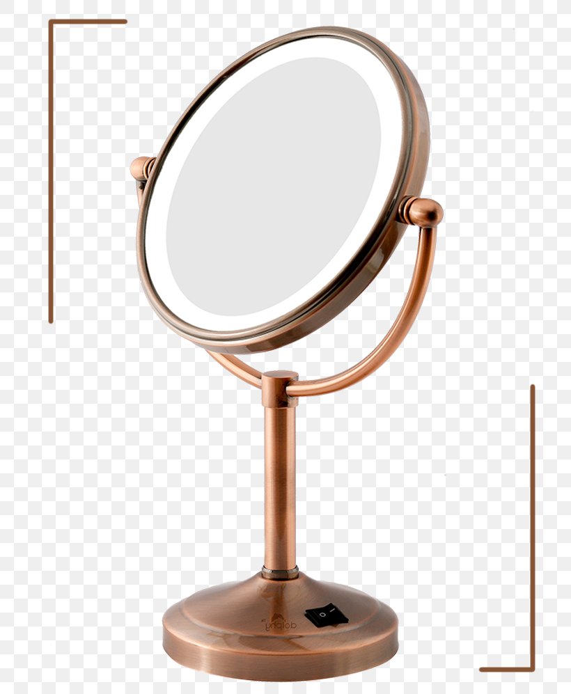 Mirror Magnifying Glass Magnification Bronze Bathroom, PNG, 800x997px, Mirror, Bathroom, Bronze, Copper, Cosmetics Download Free