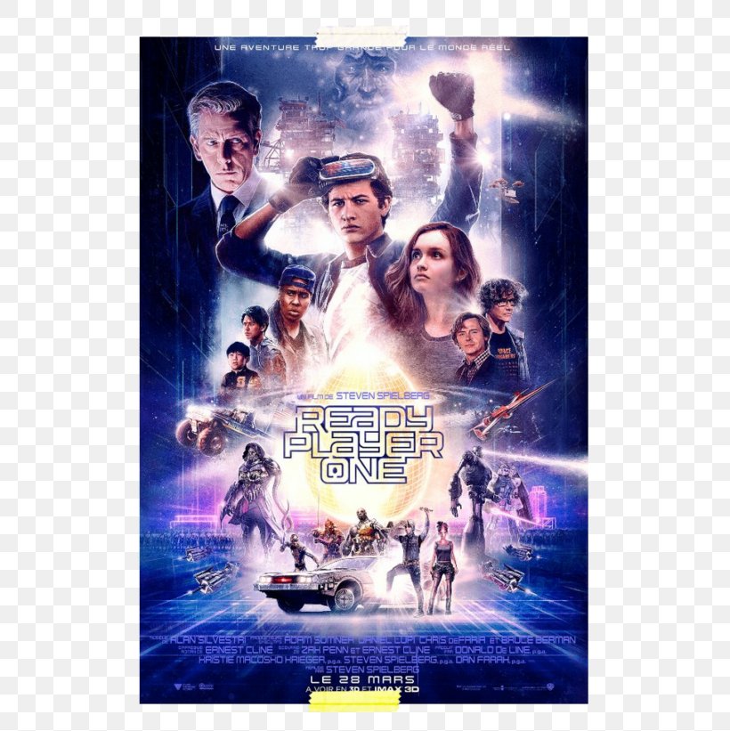 Ready Player One South By Southwest Daito Film Poster, PNG, 552x821px, 2018, Ready Player One, Action Film, Adventure Film, Advertising Download Free