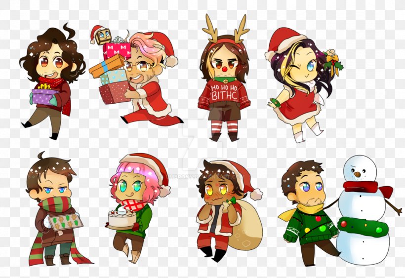 Fan Art Sticker Drawing, PNG, 1079x741px, Fan Art, Arin Hanson, Art, Cartoon, Christmas Download Free