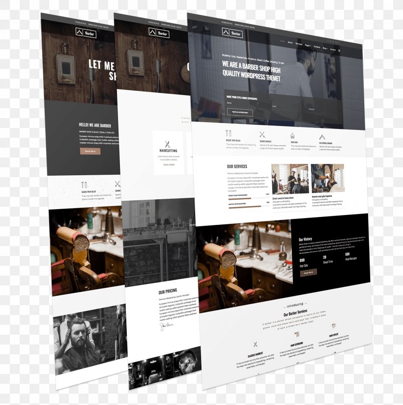 Responsive Web Design Web Template System, PNG, 1892x1900px, Responsive Web Design, Barber, Beauty Parlour, Brand, Day Spa Download Free