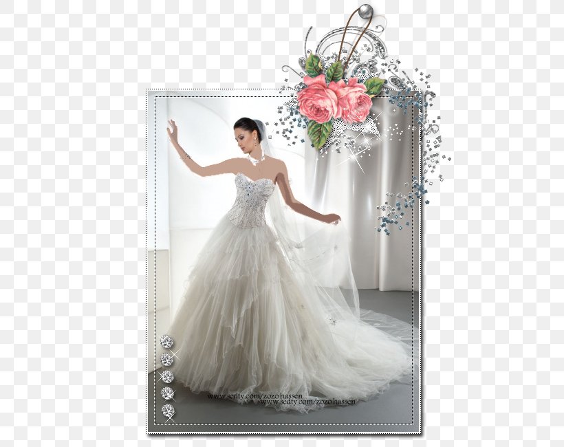 Wedding Dress Flower Bouquet Shoulder Cocktail Dress, PNG, 550x650px, Watercolor, Cartoon, Flower, Frame, Heart Download Free