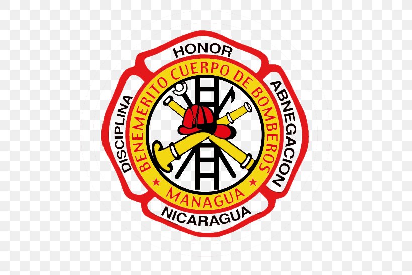 Firefighter Logo Radio La Primerisima Nicaraguan Social Security Institute Benemérito Cuerpo De Bomberos De Guayaquil, PNG, 544x548px, Firefighter, Area, Brand, Crest, Logo Download Free