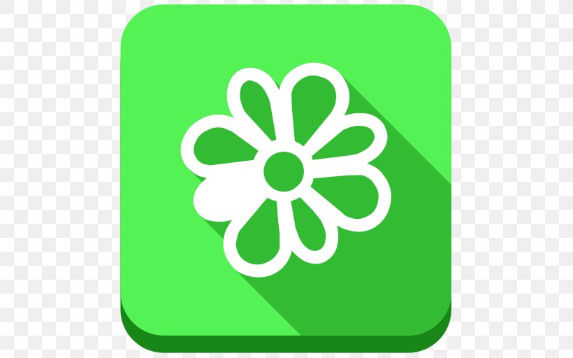 ICQ Social Media Internet, PNG, 512x512px, Icq, Area, Flora, Flower, Flowering Plant Download Free