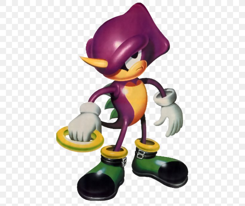 Knuckles' Chaotix Espio The Chameleon Knuckles The Echidna Vector The Crocodile Sonic & Knuckles, PNG, 464x688px, Espio The Chameleon, Chameleons, Charmy Bee, Fictional Character, Figurine Download Free
