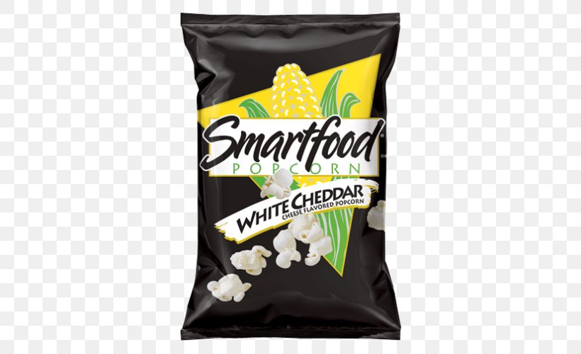 Smartfood Delight White Cheddar Popcorn Junk Food Smartfood Delight White Cheddar Popcorn Cheddar Cheese, PNG, 500x500px, Popcorn, Brand, Cheddar Cheese, Cheese, Flavor Download Free