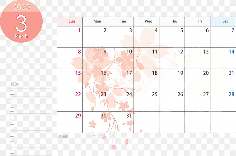 Text Pink Line Font Pattern, PNG, 3000x1982px, 2020 Calendar, March 2020 Calendar, Calendar, Heart, Line Download Free