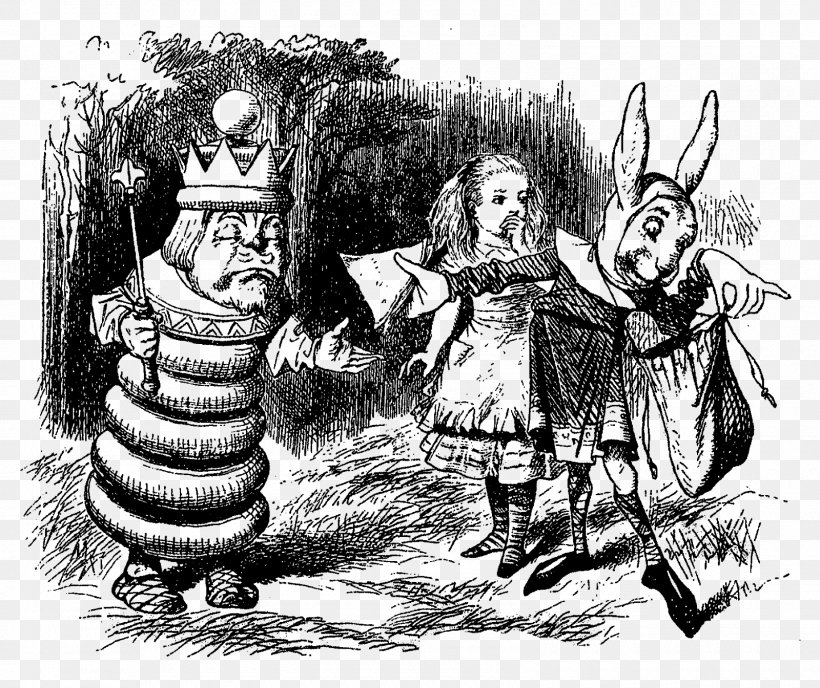 Through The Looking-Glass, And What Alice Found There Alice's Adventures In Wonderland And Through The Looking-Glass The Mad Hatter March Hare, PNG, 1600x1344px, Alice S Adventures In Wonderland, Alice, Alice Through The Looking Glass, Art, Black And White Download Free