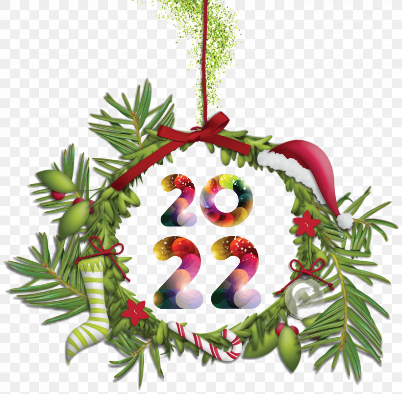 2022 Happy New Year 2022 New Year 2022, PNG, 3000x2944px, Fir, Bauble, Branching, Christmas Day, Christmas Ornament M Download Free