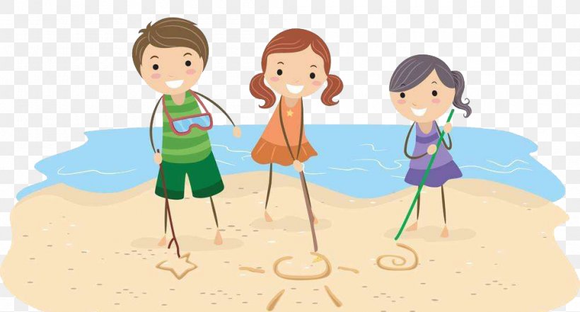 Drawing Photography Illustration, PNG, 1000x538px, Drawing, Art, Banco De Imagens, Beach, Boy Download Free