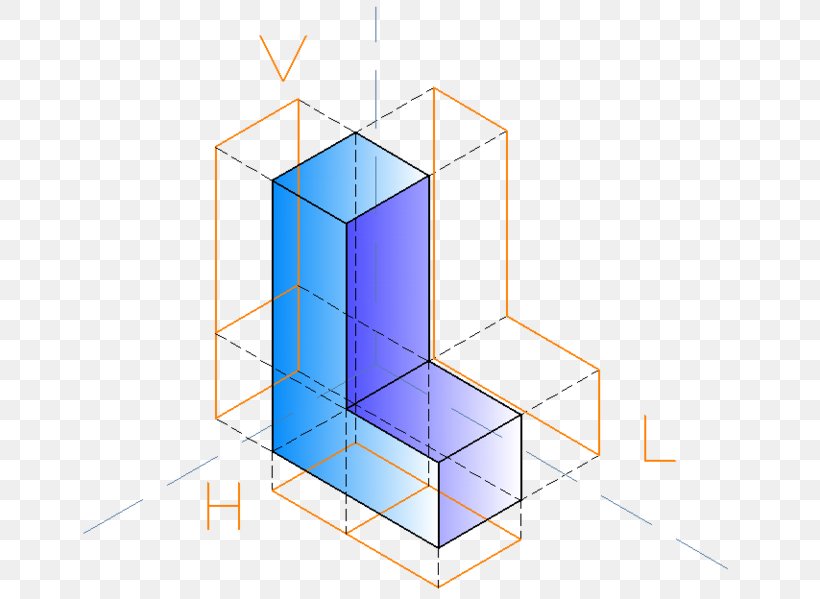 Isometric Projection Orthographic Projection Drawing Three-dimensional Space, PNG, 679x599px, Isometric Projection, Art, Descriptive Geometry, Diagram, Dimension Download Free