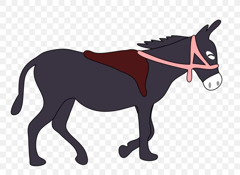 Mule Donkey Free Content Clip Art, PNG, 800x600px, Mule, Blog, Bridle, Donkey, Fictional Character Download Free