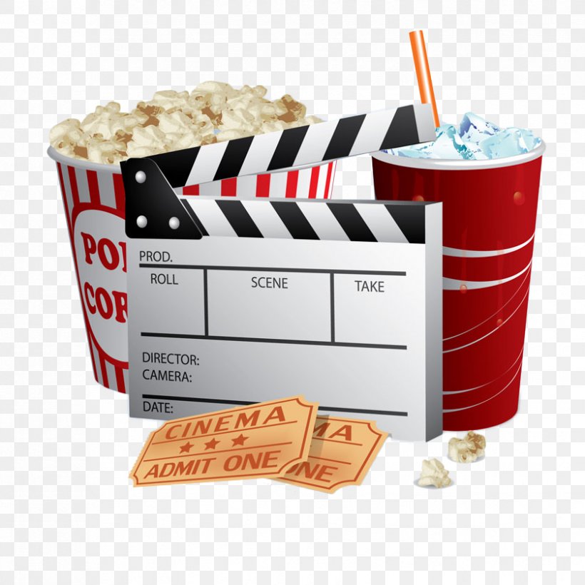 Popcorn Cinema Ticket Film, PNG, 839x839px, Popcorn, Brand, Cinema, Clapperboard, Film Download Free