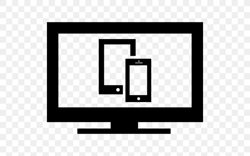 Responsive Web Design Computer Monitors Symbol, PNG, 512x512px, Responsive Web Design, Area, Black And White, Brand, Computer Monitors Download Free