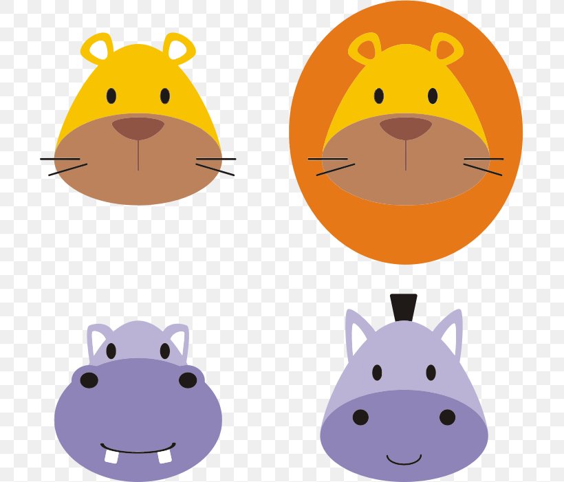 Hippopotamus Lion Clip Art, PNG, 703x701px, Hippopotamus, Animal, Cartoon, Cuteness, Horse Download Free