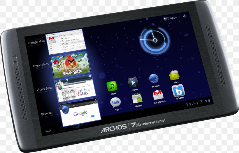 Laptop Archos 70 Archos 101 Internet Tablet Android Honeycomb, PNG, 1906x1223px, Laptop, Android, Android Froyo, Android Honeycomb, Archos Download Free